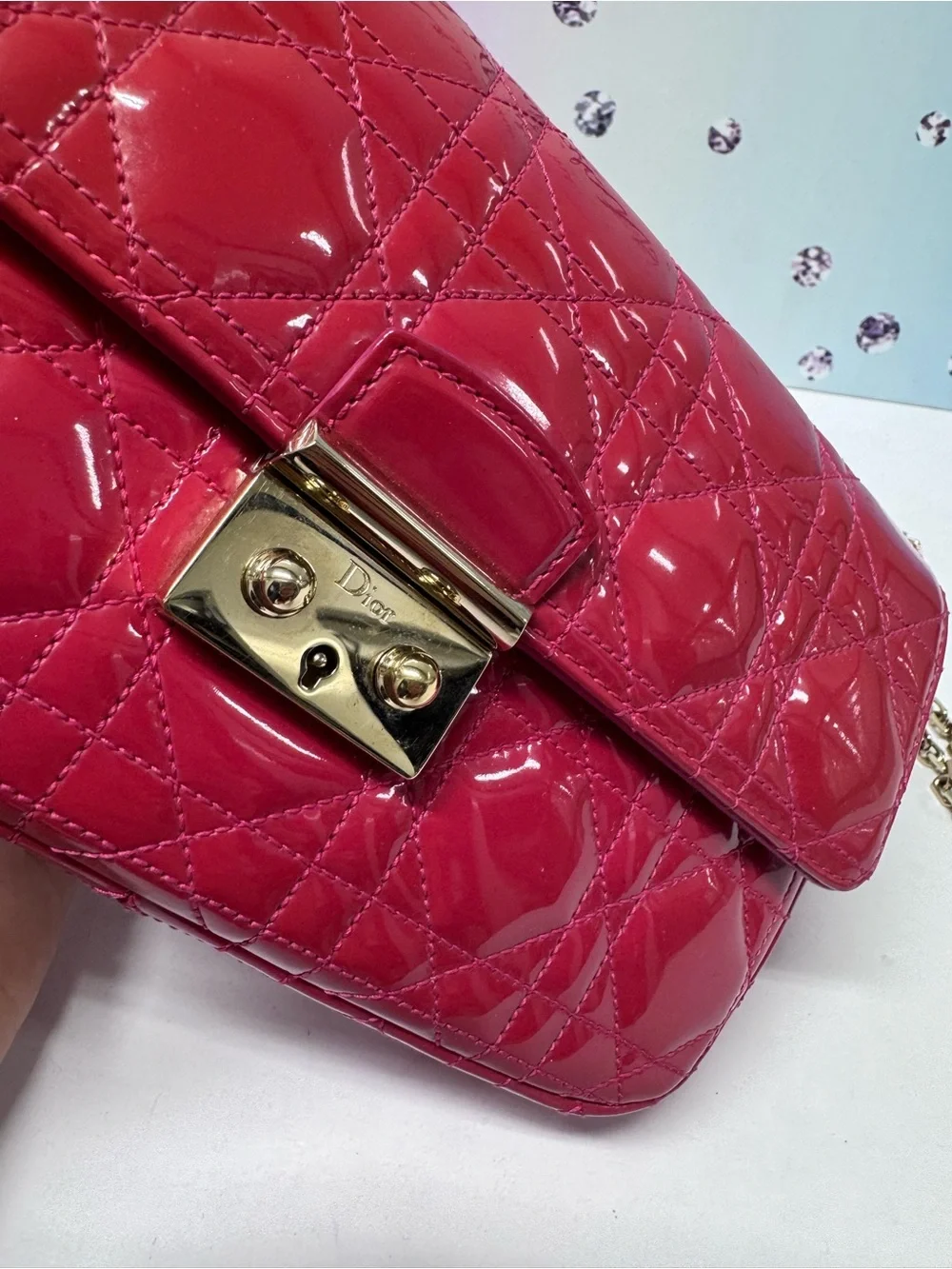 ❤️‍🔥DIOR CANNAGE CROSSBODY BAG w/ CHARMS